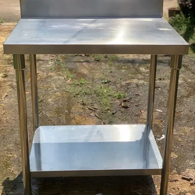 Meja prepare 2 susun + back splash & front splash